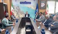 بازدید رئیس سازمان نقشه‌برداری کشور از اداره‌کل بنادر و دریانوردی استان بوشهر