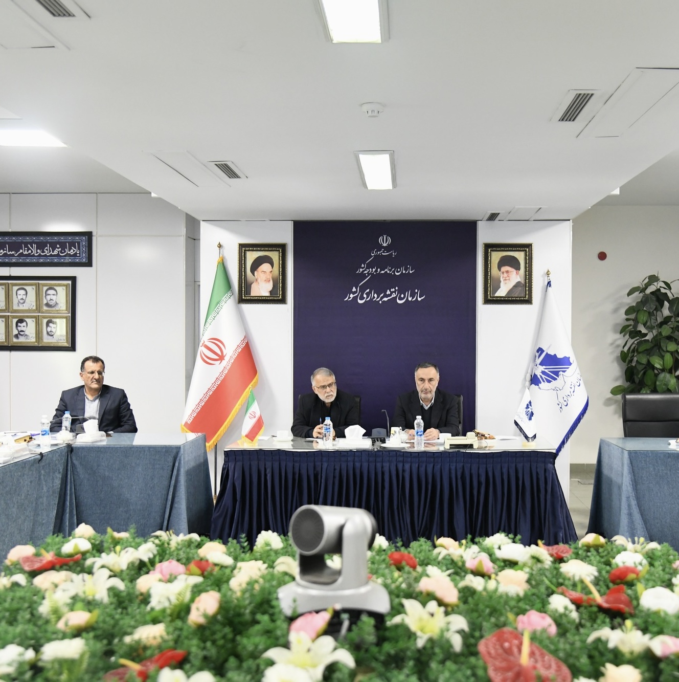 بازدید دکتر میرباقری رئیس کارگروه اجتماعی دفتر مقام معظم رهبری از سازمان نقشه‌برداری کشور