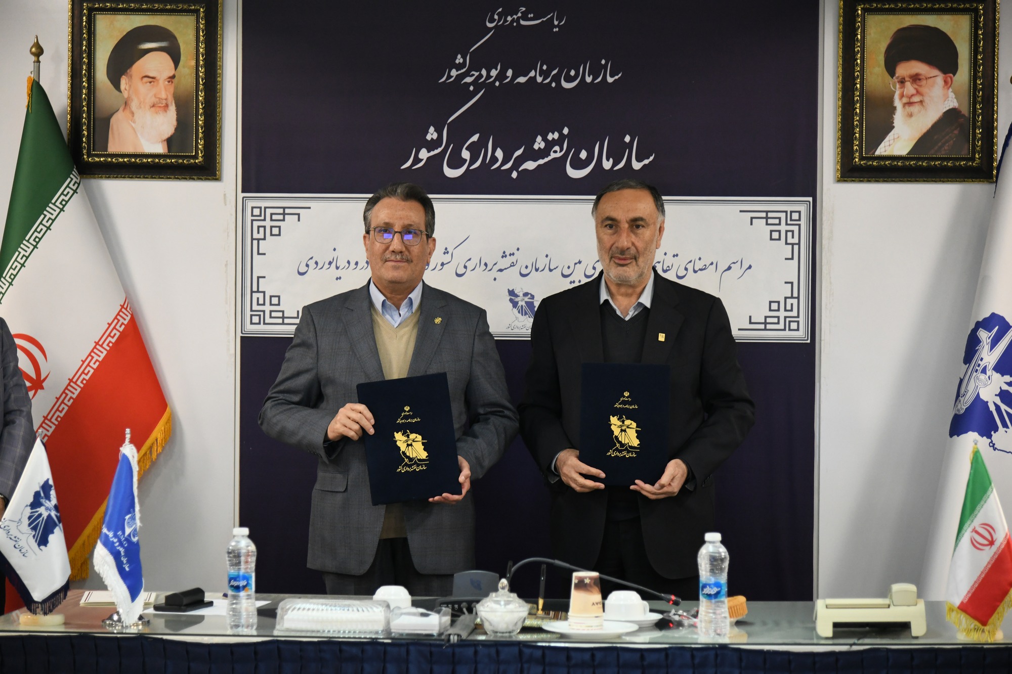 انعقاد تفاهم‌نامه همکاری میان سازمان نقشه‌برداری کشور و سازمان بنادر و دریانوردی